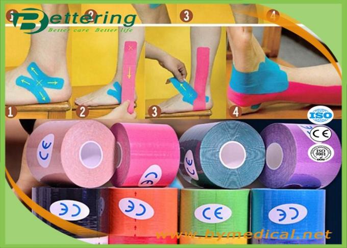 Tape de soulagement de la douleur musculaire Tape élastique Kinésiologie Tape thérapeutique étanche Couleur verte