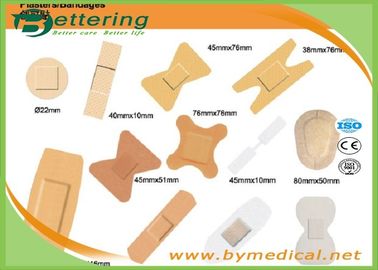 Medical Adhesive Plaster Tape Bandage , First Aid Plaster Tape Various Shapes