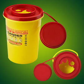 Plastic Waste Disposal Yellow Sharps Box R0.7/0.7L , Medical Supplies Sharps Container