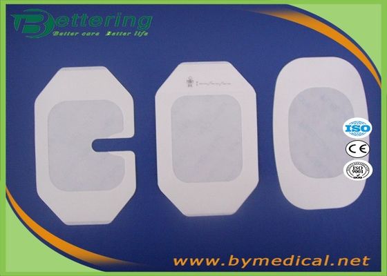 Paper frame shape Polyurethane Film Dressing , Wound IV dressing Transparent