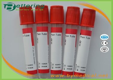 Vacuum Blood Sample Collection Tubes , Red Top Blood Tube For Clinical Blood Testing