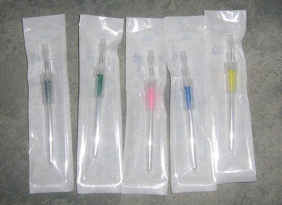 EO Sterile Medical Injection Supplies IV Intravenous Cannula With Paper Blister Package