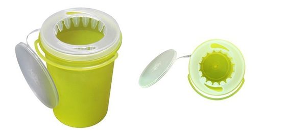 Disposable Medical Sharps Container Syringe Box R1 For Sharps Management