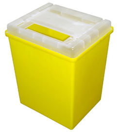 Récipient pour élimination des seringues rouge / jaune 8L, Récipients pour élimination des déchets médicaux