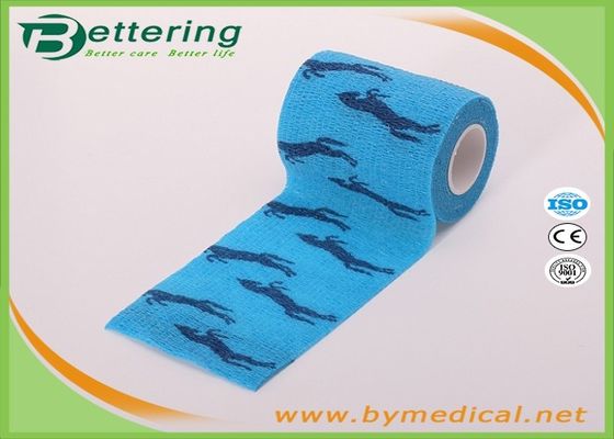 Equine Elastic Horse Printing  Self Adherent  Wraping Bandages Cohesive Bandage